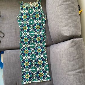 Floral bodycon dress